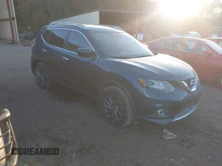 2016 Nissan Rogue SV with VIN 5N1AT2MT0GC860352, listed as a IAAI auction lot 40926872 with 114,450 mi miles. Bid and sale history available at carsss.com. Image 1.