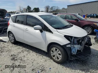 2017 Nissan Note S Plus with VIN 3N1CE2CP7HL355591, listed as a Copart auction lot 47341405 with 56,152 mi miles and Salvage title. Bid and sale history available at DreamBid. Image 4.