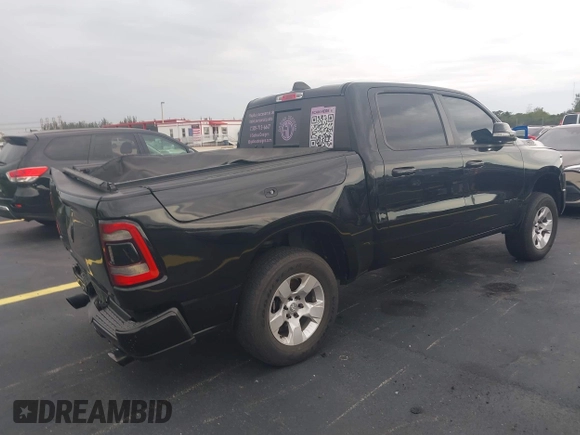 2019 Ram 1500 Big Horn with VIN 1C6RREFT1KN888945, listed as a IAAI auction lot 42419282 with 77,403 mi miles and . Bid and sale history available at DreamBid. Image 4.