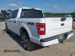2020 Ford F-150 XL with VIN 1FTEW1E51LKD56934, listed as a IAAI auction lot 42186291 with 249,586 mi miles. Bid and sale history available at carsss.com. Image 3.