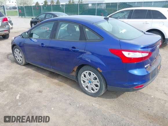 2012 Ford Focus SE with VIN 1FAHP3F21CL342199, listed as a IAAI auction lot 42119170 with 185,307 mi miles and . Bid and sale history available at carsss.com. Image 3.