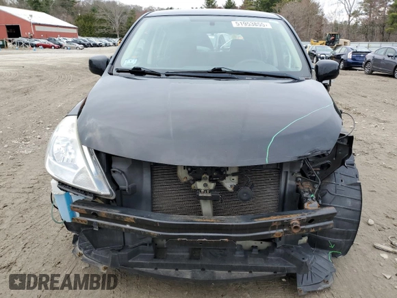 2012 Nissan Versa S with VIN 3N1BC1CP9CK244356, listed as a Copart auction lot 51953855 with 76,628 mi miles and Clean Title. Bid and sale history available at DreamBid. Image 5.