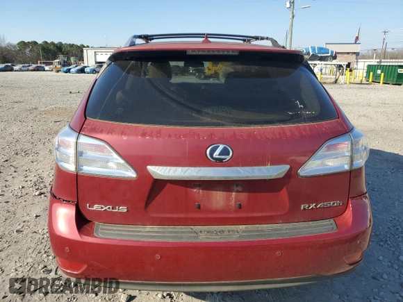 2010 Lexus RX 450h with VIN JTJBC1BA8A2408678, listed as a Copart auction lot 46742485 with 166,685 mi miles and Clean Title. Bid and sale history available at DreamBid. Image 6.