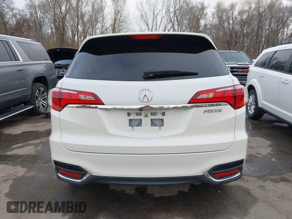 2016 Acura RDX Technology with VIN 5J8TB3H56GL001561, listed as a IAAI auction lot 41780028 with 50,770 mi miles and . Bid and sale history available at DreamBid. Image 16.