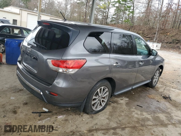2015 Nissan Pathfinder SV with VIN 5N1AR2MN6FC642382, listed as a Copart auction lot 49093205 with 123,395 mi miles and Clean Title. Bid and sale history available at carsss.com. Image 3.