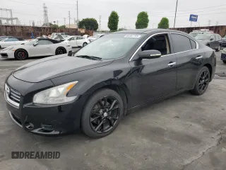 2014 Nissan Maxima SV with VIN 1N4AA5AP7EC455790, listed as a Copart auction lot 60362755 with 102,226 mi miles and Salvage title. Bid and sale history available at DreamBid. Image 1.