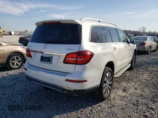 2017 Mercedes-Benz GLS with VIN 4JGDF6EE3HA876067, listed as a Copart auction lot 66457162 with 76,845 mi miles. Bid and sale history available at carsss.com. Image 4.