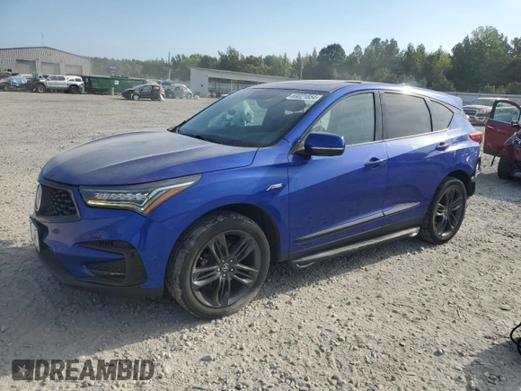 2020 Acura RDX w/A-Spec Pkg with VIN 5J8TC2H67LL020968, listed as a Copart auction lot 69021854 with 67,874 mi miles and Salvage Title. Bid and sale history available at DreamBid. Image 1.