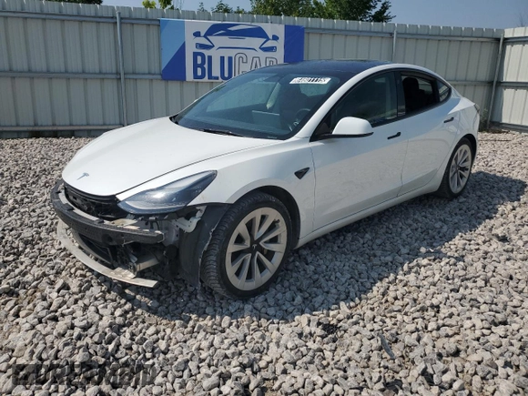 2023 Tesla Model 3 with VIN 5YJ3E1EA8PF449797, listed as a Copart auction lot 64601115 with 99,771 mi miles and Clean title. Bid and sale history available at DreamBid. Image 1.