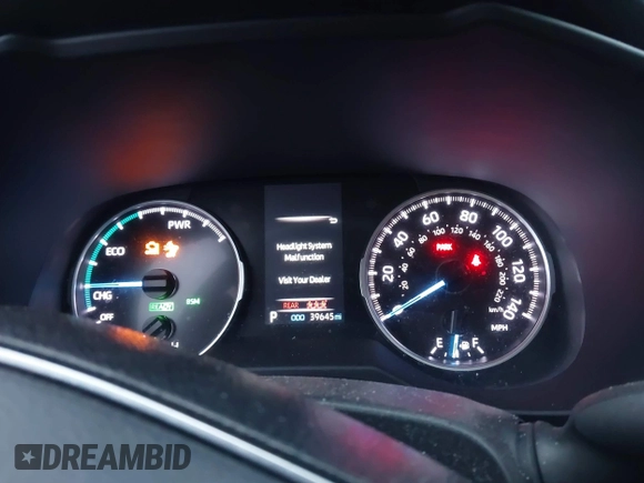2021 Toyota RAV4 Hybrid XLE with VIN 4T3RWRFV4MU041052, listed as a IAAI auction lot 41549459 with 39,645 mi miles. Bid and sale history available at carsss.com. Image 16.