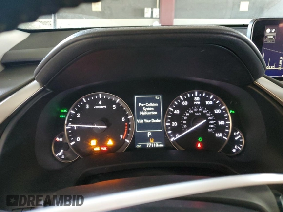 2017 Lexus RX 350 with VIN 2T2BZMCA0HC096896, listed as a Copart auction lot 44781065 with 77,110 mi miles and Salvage Title. Bid and sale history available at DreamBid. Image 9.