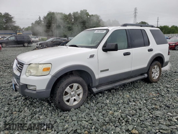 2006 Ford Explorer XLT z VIN 1FMEU73E96UB02808, wystawiony jako Copart lot #58635865 z przebiegiem 140 132 mil mil oraz Czysty tytuł • Clean title. Historia ofert i sprzedaży dostępna na DreamBid. Obrazek 1.
