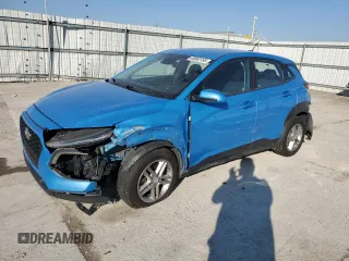 2019 Hyundai Kona SE with VIN KM8K1CAA7KU297886, listed as a Copart auction lot 48063155 with 105,208 mi miles and Salvage Title. Bid and sale history available at carsss.com. Image 1.