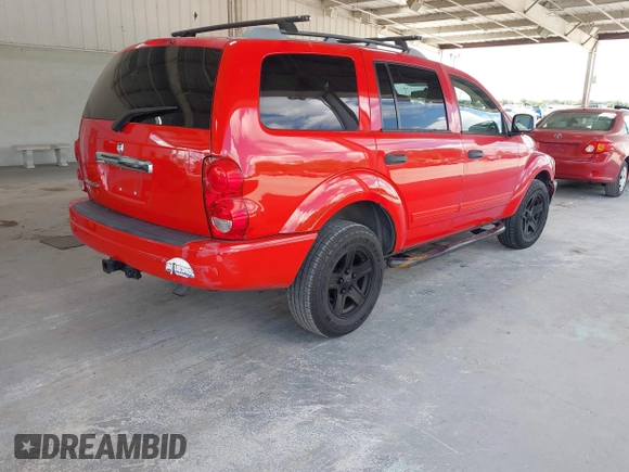 2005 Dodge Durango SLT with VIN 1D8HD48N85F607476, listed as a IAAI auction lot 42570504 with 211,840 mi miles and . Bid and sale history available at DreamBid. Image 4.