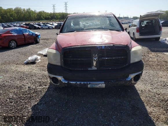 2008 Dodge 1500 ST with VIN 1D7HA16K48J207727, listed as a Copart auction lot 52341615 with 251,256 mi miles and Clean Title. Bid and sale history available at DreamBid. Image 5.