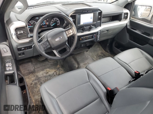 2022 Ford F-150 XL with VIN 1FTEX1CP0NKD24934, listed as a Copart auction lot 47757995 with 112,572 mi miles and Salvage title. Bid and sale history available at DreamBid. Image 8.
