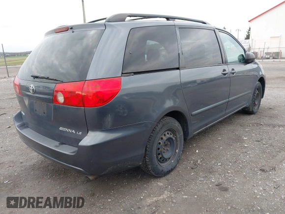 2007 Toyota Sienna CE with VIN 5TDZK23C97S047120, listed as a IAAI auction lot 42010384 with 186,070 mi miles. Bid and sale history available at carsss.com. Image 4.