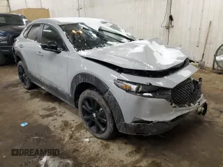 2025 Mazda CX-30 S Select Sport with VIN 3MVDMBBM9SM769760, listed as a Copart auction lot 88716405 with 2,441 mi miles and Salvage Title. Bid and sale history available at DreamBid. Image 4.