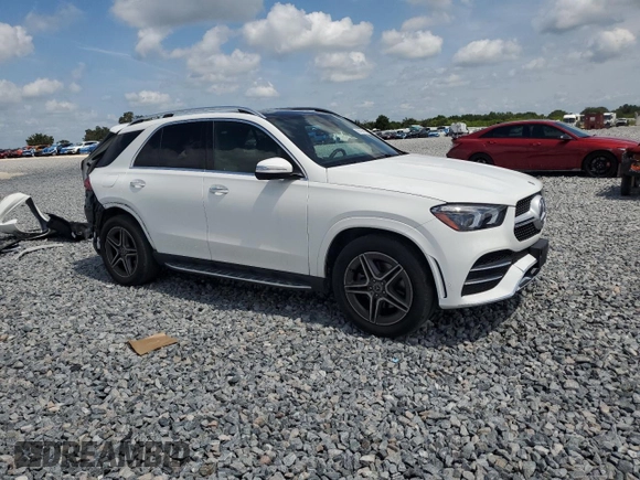 2021 Mercedes-Benz GLE 350 with VIN 4JGFB4KB0MA375313, listed as a Copart auction lot 58191815 with 23,506 mi miles and Clean title. Bid and sale history available at DreamBid. Image 4.