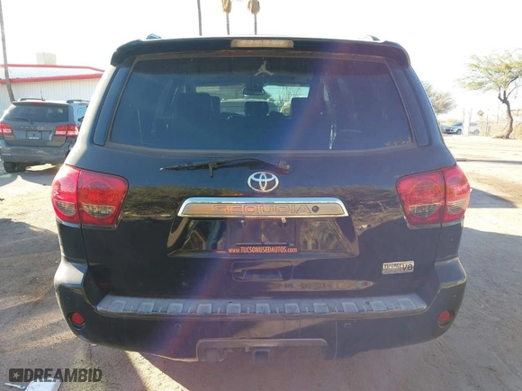 2008 Toyota Sequoia Ltd with VIN 5TDZY68AX8S001424, listed as a IAAI auction lot 40994338 with 221,999 mi miles. Bid and sale history available at carsss.com. Image 16.