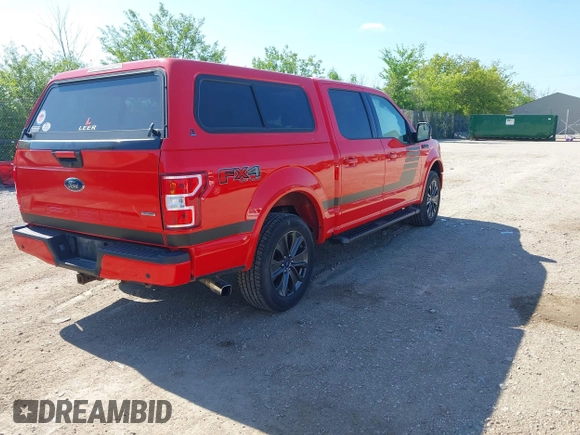 2018 Ford F-150 XL z VIN 1FTEW1EP6JFC11797, wystawiony jako IAAI lot #42628356 z przebiegiem 90 080 mil mil oraz . Historia ofert i sprzedaży dostępna na DreamBid. Obrazek 4.