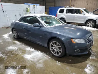 2010 Audi A5 Premium with VIN WAUCFAFH6AN023623, listed as a Copart auction lot 83347044 with 121,420 mi miles and Clean title. Bid and sale history available at DreamBid. Image 4.