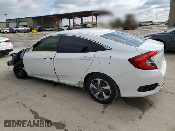2020 Honda Civic LX with VIN 2HGFC2F6XLH559713, listed as a Copart auction lot 56125545 with 70,561 mi miles and Salvage title. Bid and sale history available at DreamBid. Image 2.