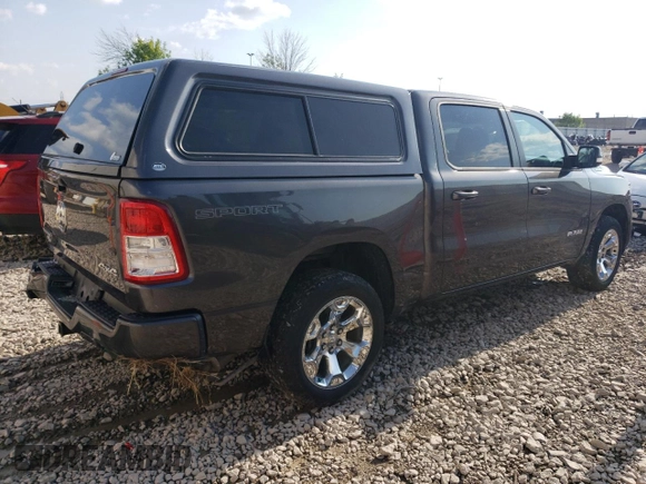 2020 Ram 1500 Big Horn with VIN 1C6SRFFM3LN323615, listed as a Copart auction lot 65014024 with 90,808 mi miles and Salvage Title. Bid and sale history available at carsss.com. Image 3.