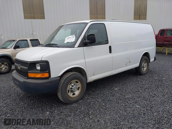 2013 Chevrolet Express Cargo with VIN 1GCWGFCA1D1162572, listed as a IAAI auction lot 42095786 with 242,248 mi miles and . Bid and sale history available at DreamBid. Image 17.