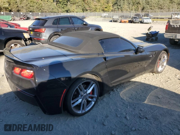 2015 Chevrolet Corvette Z51 1LT with VIN 1G1YH3D78F5113199, listed as a Copart auction lot 76310374 with 31,941 mi miles and Salvage Title. Bid and sale history available at carsss.com. Image 3.