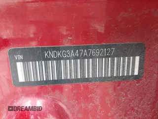 2010 Kia Sportage LX with VIN KNDKG3A47A7692127, listed as a IAAI auction lot 42177578 with 157,569 mi miles and . Bid and sale history available at carsss.com. Image 12.