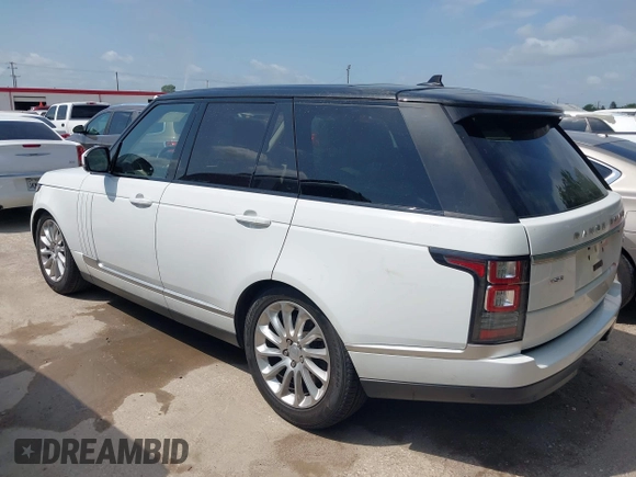 2016 Land Rover Range Rover HSE with VIN SALGS2VF9GA267314, listed as a IAAI auction lot 42548531 with 145,364 mi miles and . Bid and sale history available at DreamBid. Image 3.