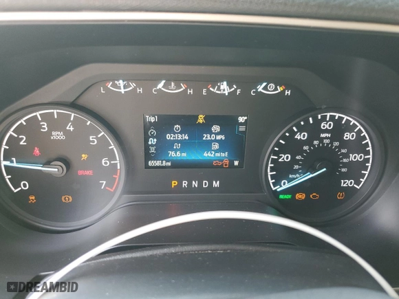2021 Ford F-150 XL with VIN 1FTFW1ED0MFB39526, listed as a Copart auction lot 47101325 with 65,581 mi miles and Salvage Title. Bid and sale history available at carsss.com. Image 9.
