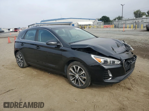 2018 Hyundai Elantra GT with VIN KMHH35LE3JU067826, listed as a Copart auction lot 62573084 with 93,364 mi miles and Salvage Title. Bid and sale history available at carsss.com. Image 4.