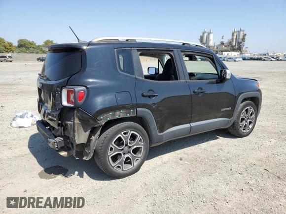 2015 Jeep Renegade Limited z VIN ZACCJADT5FPB20058, wystawiony jako Copart lot #60619395 z przebiegiem 122 982 mil mil oraz Szkoda całkowita • Salvage title. Historia ofert i sprzedaży dostępna na DreamBid. Obrazek 3.
