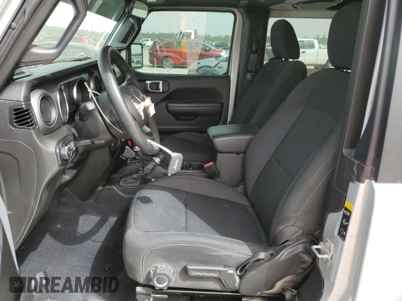 2022 Jeep Wrangler 80th Anniversary with VIN 1C4HJXAG8NW181325, listed as a Copart auction lot 49855655 with 27,763 mi miles and Salvage Title. Bid and sale history available at DreamBid. Image 7.