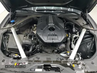 2023 Genesis G70 2.0T with VIN KMTG34TA1PU126969, listed as a Copart auction lot 65612834 with 37,359 mi miles and Salvage Title. Bid and sale history available at DreamBid. Image 11.