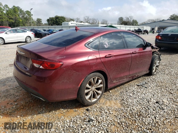 2015 Chrysler 200 S with VIN 1C3CCCBG4FN551466, listed as a Copart auction lot 44675765 with 178,723 mi miles and Salvage Title. Bid and sale history available at DreamBid. Image 3.