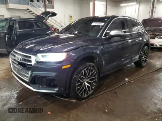 2018 Audi SQ5 Premium Plus with VIN WA1A4AFY0J2140061, listed as a Copart auction lot 42918335 with 111,415 mi miles and Salvage Title. Bid and sale history available at DreamBid. Image 1.