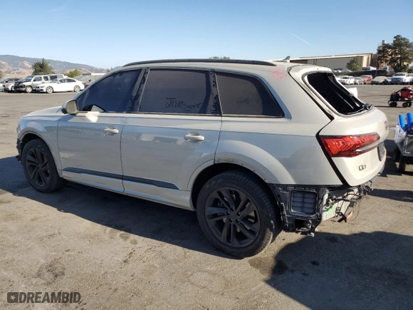 2021 Audi Q7 Premium with VIN WA1AXAF74MD015328, listed as a Copart auction lot 75545144 with 65,854 mi miles and Salvage Title. Bid and sale history available at carsss.com. Image 2.