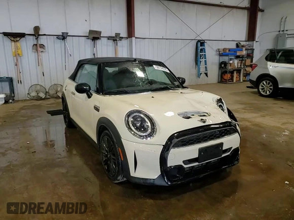 2022 MINI Convertible Cooper S с VIN WMW43DL05N3N80036, выставлен на аукционе Copart как лот 58794295 с пробегом 29 439 миль миль и Списание • Salvage title. История ставок и продаж доступна на DreamBid. Изображение 13.