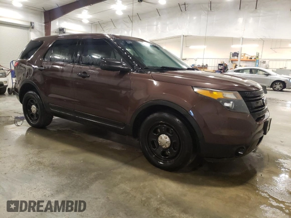 2014 Ford Utility Police Interceptor with VIN 1FM5K8AR7EGC14117, listed as a Copart auction lot 78844134 with 190,640 mi miles and Clean Title. Bid and sale history available at carsss.com. Image 4.