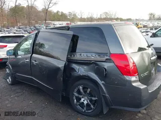 2007 Nissan Quest with VIN 5N1BV28U27N104205, listed as a IAAI auction lot 41467982 with 183,428 mi miles. Bid and sale history available at carsss.com. Image 6.