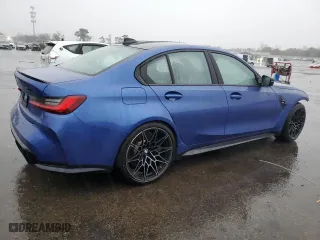 2022 BMW M3 Competition xDrive with VIN WBS43AY09NFM10618, listed as a Copart auction lot 41450415 with 21,935 mi miles and Non Repairable. Bid and sale history available at carsss.com. Image 3.