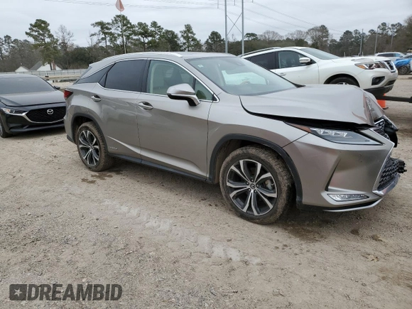 2020 Lexus RX with VIN 2T2HGMDA6LC043854, listed as a Copart auction lot 43705705 with 39,700 mi miles and Salvage Title. Bid and sale history available at carsss.com. Image 4.