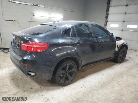 2011 BMW X6 35i with VIN 5UXFG2C5XBLX05803, listed as a Copart auction lot 48392865 with 78,600 mi miles and Salvage Title. Bid and sale history available at carsss.com. Image 3.