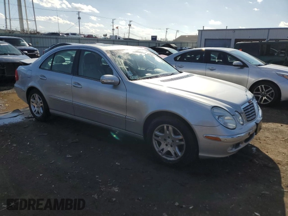 2005 Mercedes-Benz E 320 with VIN WDBUF65J05A610758, listed as a Copart auction lot 50270835 with 74,703 mi miles and Salvage Title. Bid and sale history available at DreamBid. Image 4.