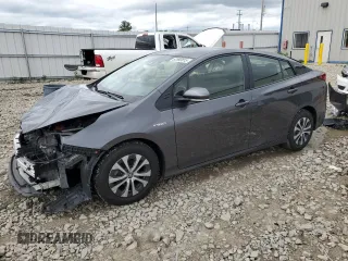 2021 Toyota Prius LE with VIN JTDL9MFU7M3031013, listed as a Copart auction lot 62990815 with 86,850 mi miles and Salvage title. Bid and sale history available at DreamBid. Image 1.