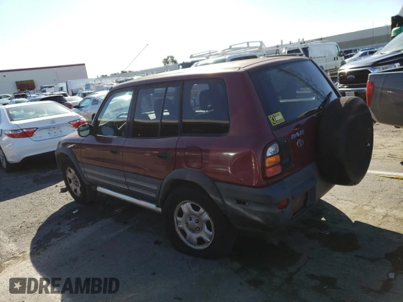 1998 Toyota RAV4 with VIN JT3GP10V7W0025437, listed as a Copart auction lot 37272833 with 120,080 mi miles and Salvage title. Bid and sale history available at DreamBid. Image 2.