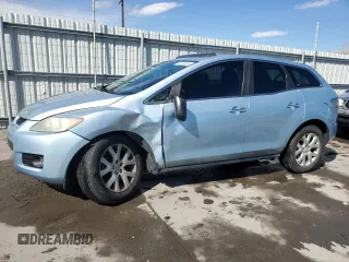 2007 Mazda CX-7 Sport with VIN JM3ER293070138174, listed as a Copart auction lot 46674635 with 191,095 mi miles and Salvage Title. Bid and sale history available at carsss.com. Image 1.